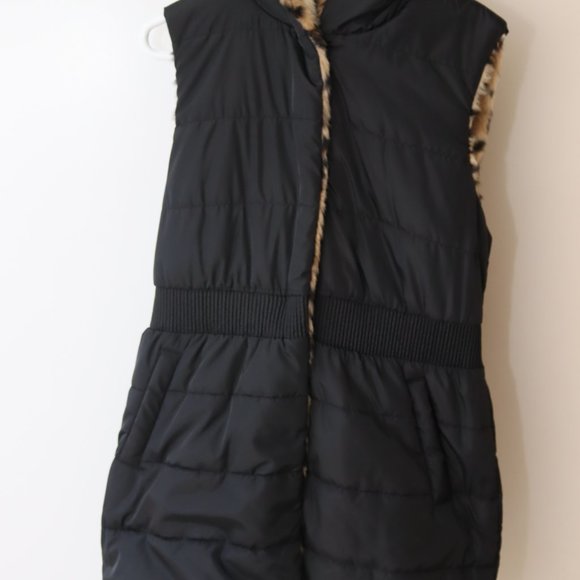 Via Spiga reversible Leopard and Black Vest size S - Picture 15 of 16